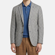 Multicolored Blazer made of Cotton/Linen (EU 50)