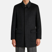 Black Beaver Lined "Storm System" Parka made of Cashmere (L)