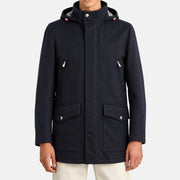 Brunello Cucinelli Cashmere Down Parka Navy (EU 46 / EU 48)