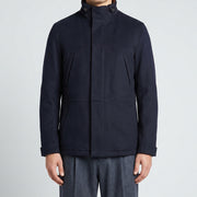 Navy Blue Icer Coat made of Cashmere (L)