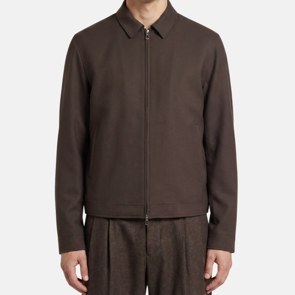 Brown Blouson made of Wool (Gift of Kings) (3XL)