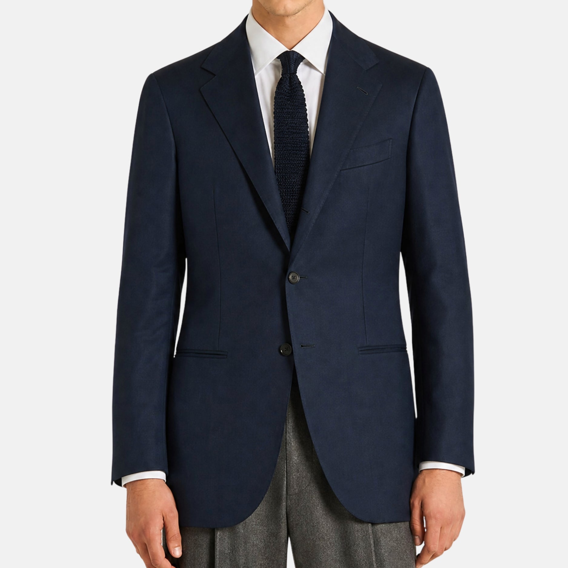 Navy Blazer made of Wool (Vintage) (EU 48)