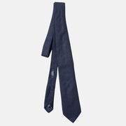 Dark Blue Tie Made of Cashmere