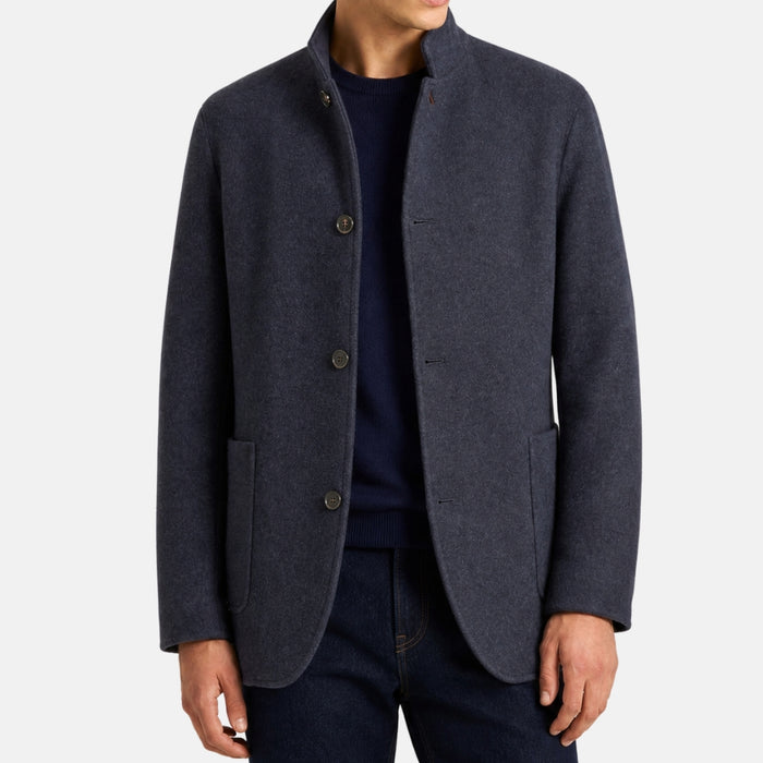 Blue Castarino Lined "Spagna" Cashmere Jacket (EU 52)