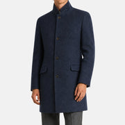 Blue "Martingala" Coat made of Cashmere/Virgin Wool (EU 52)