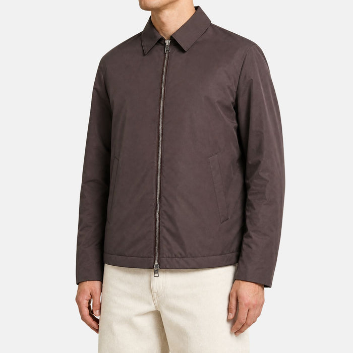 Brown "Windwish" Virgin Wool Harrington Jacket (EU 48)
