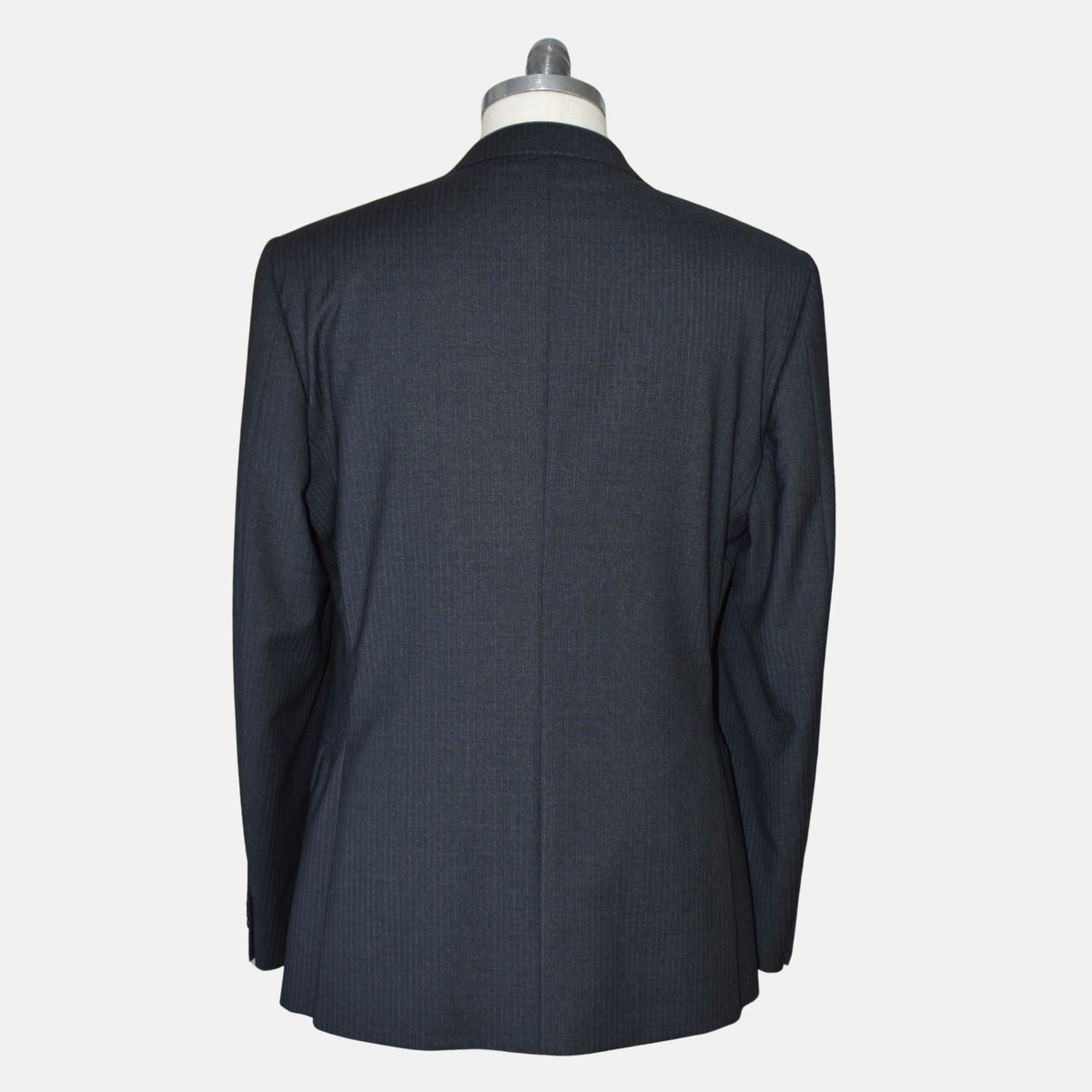 Charcoal Pinstripe City Wool Suit