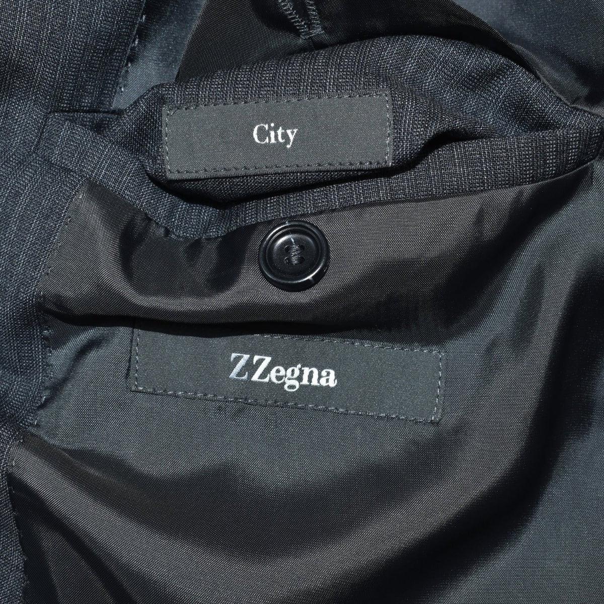 Charcoal Pinstripe City Wool Suit