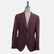 Burgundy Blazer made of Cashmere/Silk (EU 52)