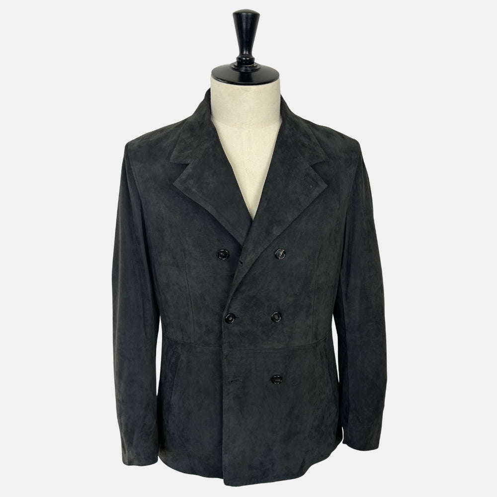 Suede Peacoat Anthracite