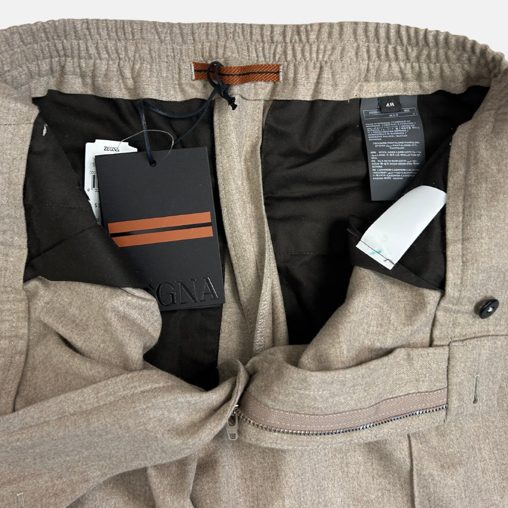 15milmil15 Flannel Jogger Ecru