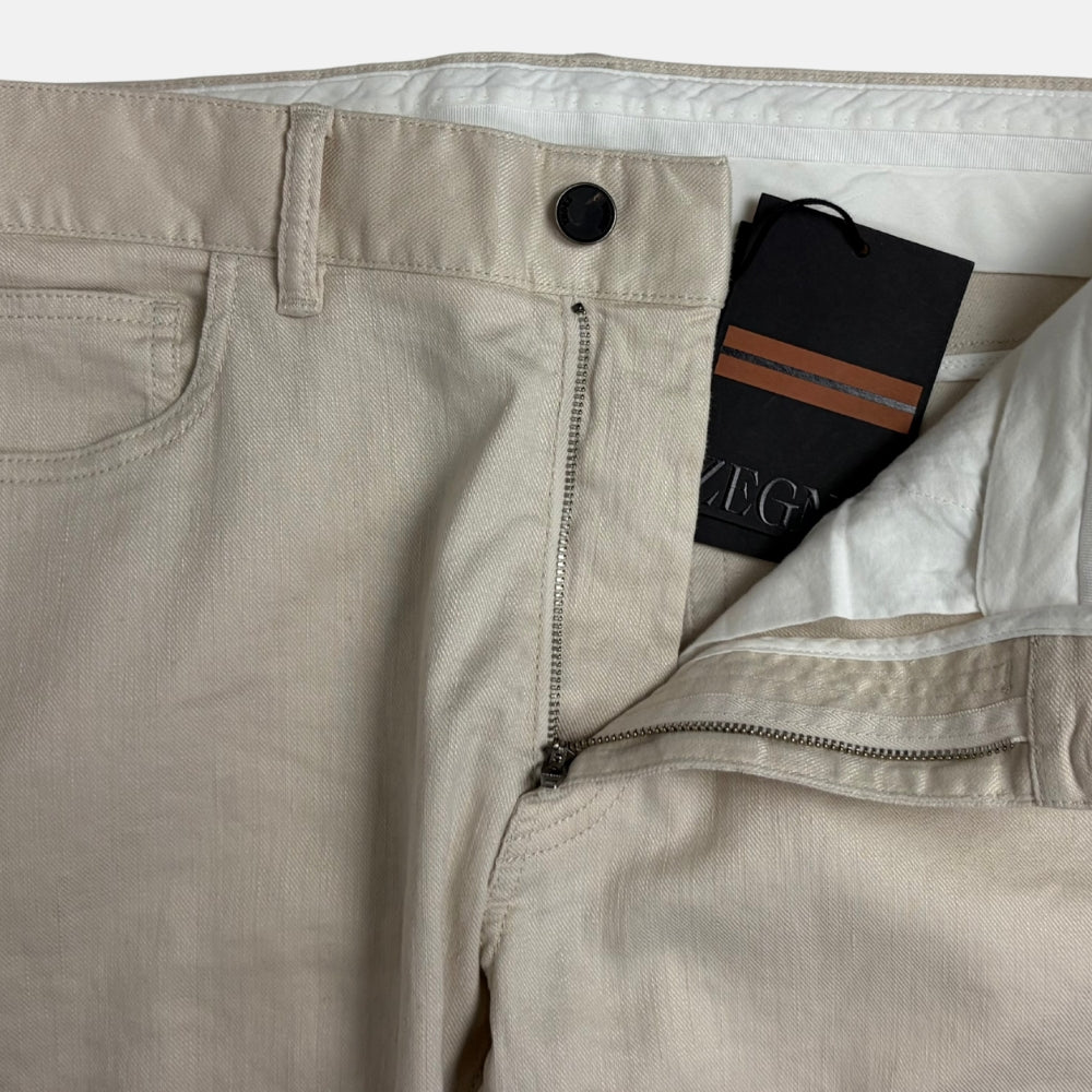 Linen Jeans Ecru