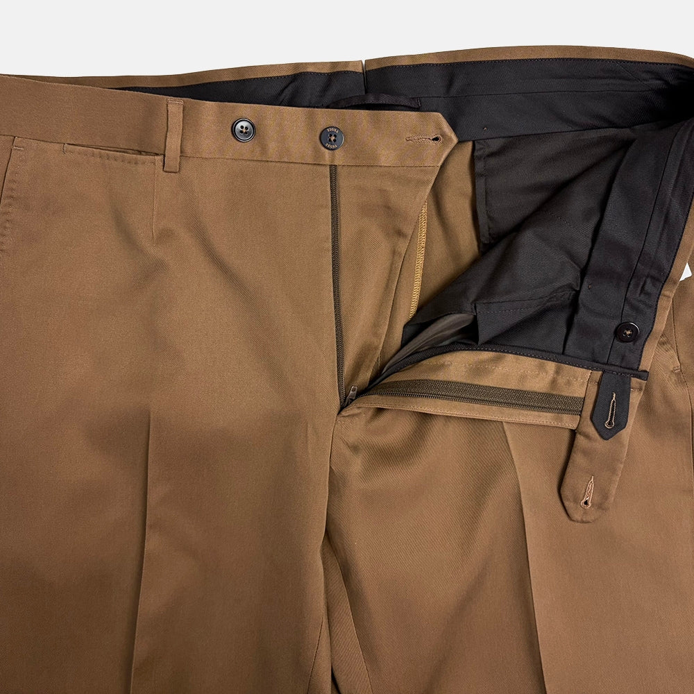 Silk Trousers Brown