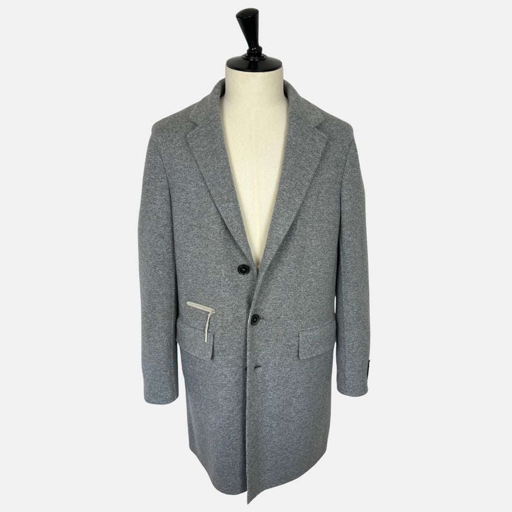 Jerseywear Coat Grey Detachable Hood