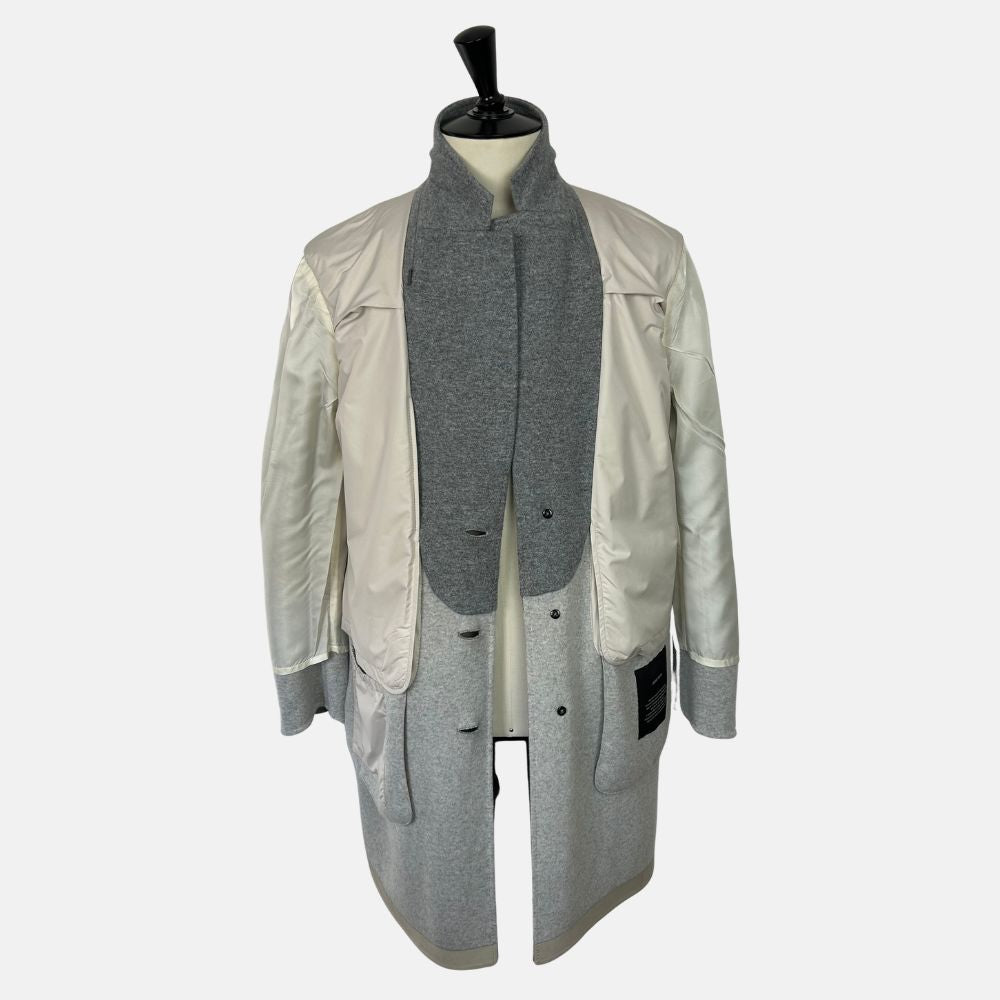 Jerseywear Coat Grey Detachable Hood
