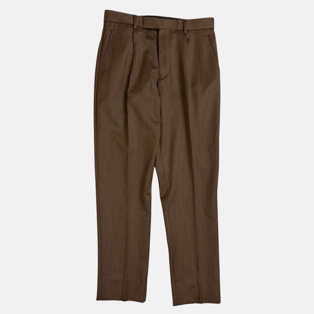 Wool Trousers Brown