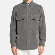 Grey Overshirt made of Cotton/Cashmere (M)