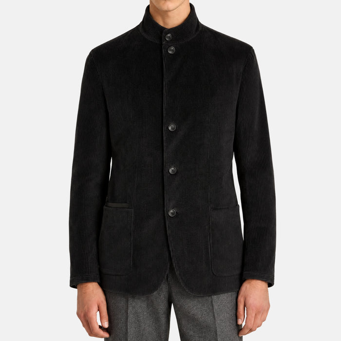 Zegna Il Conte Cashco Jacket Brown-Anthracite (EU 54)