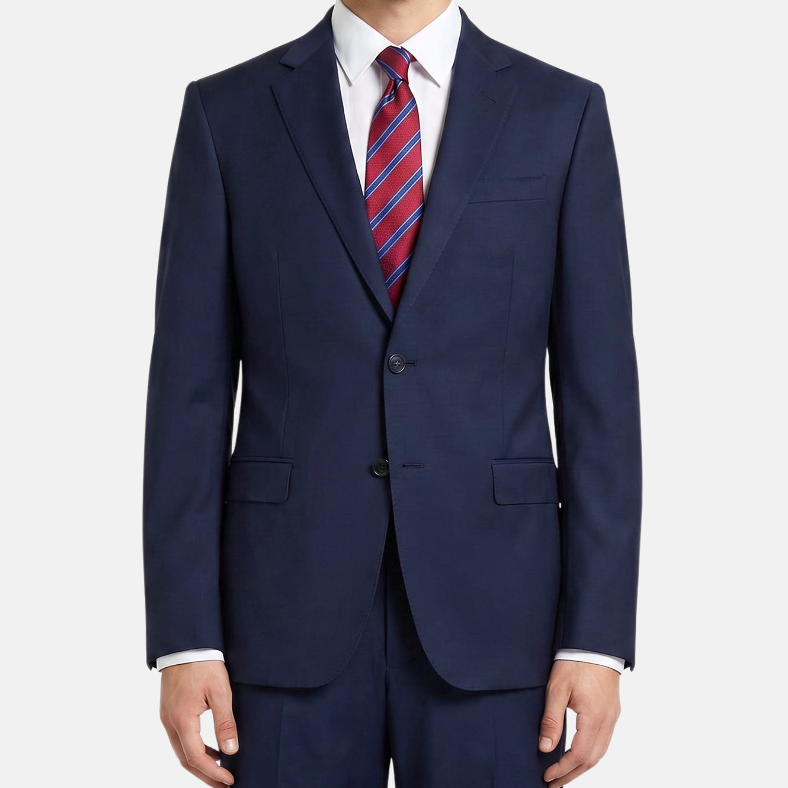 Navy Suit made of Wool/Mohair (EU 50)