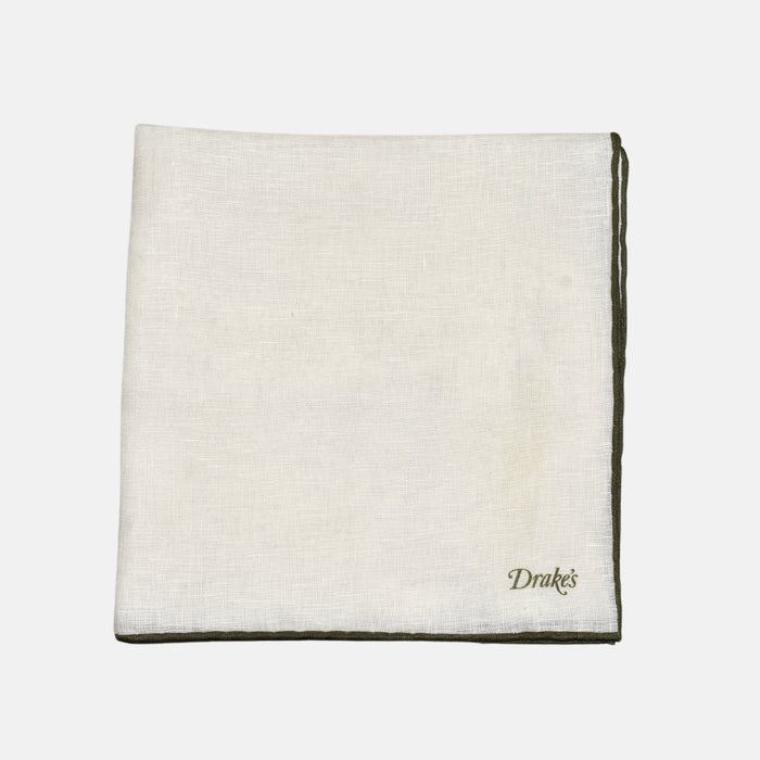 Offwhite Pocket Square made of Linen