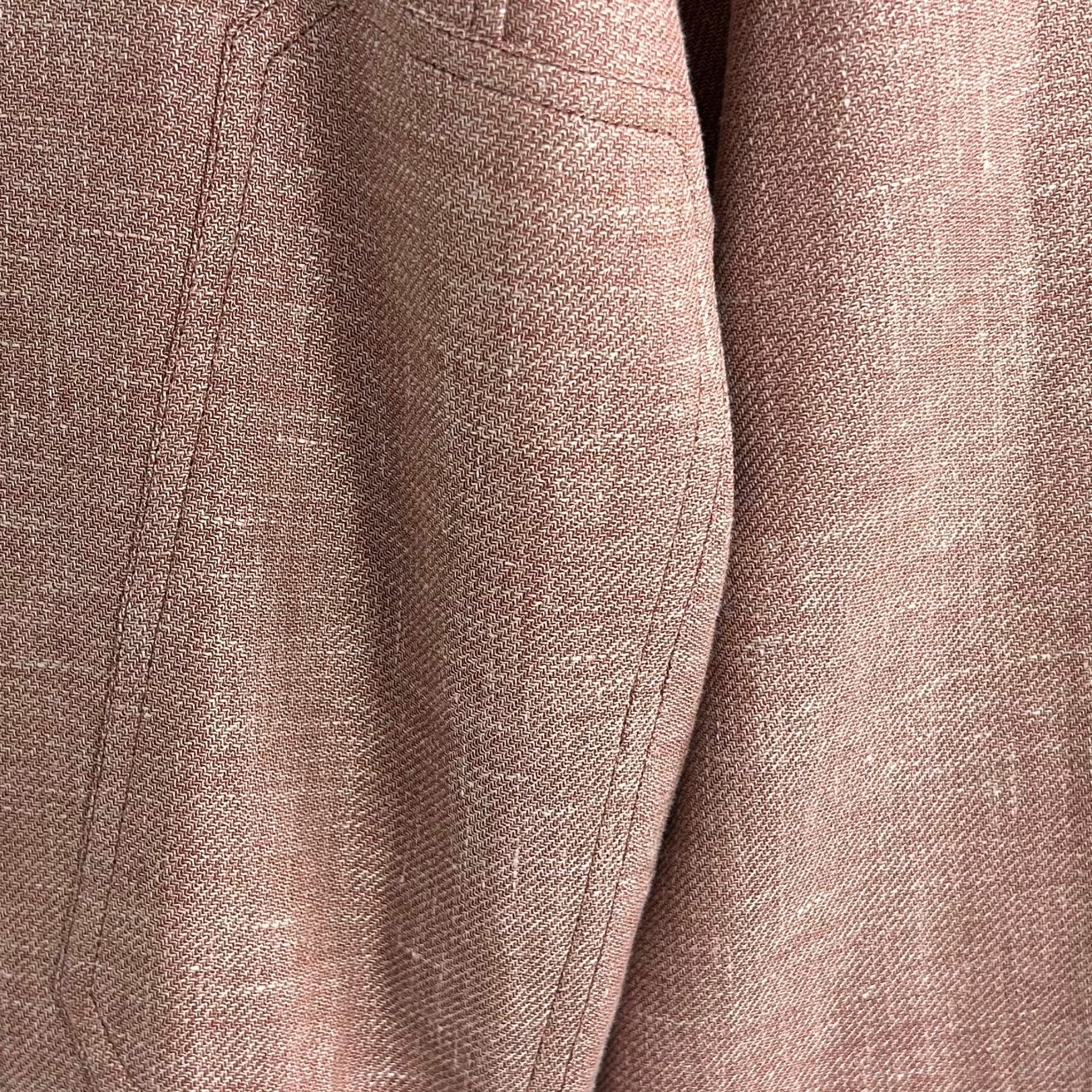 Bordeaux Mélange Blazer made of Linen/Wool/Silk (L)