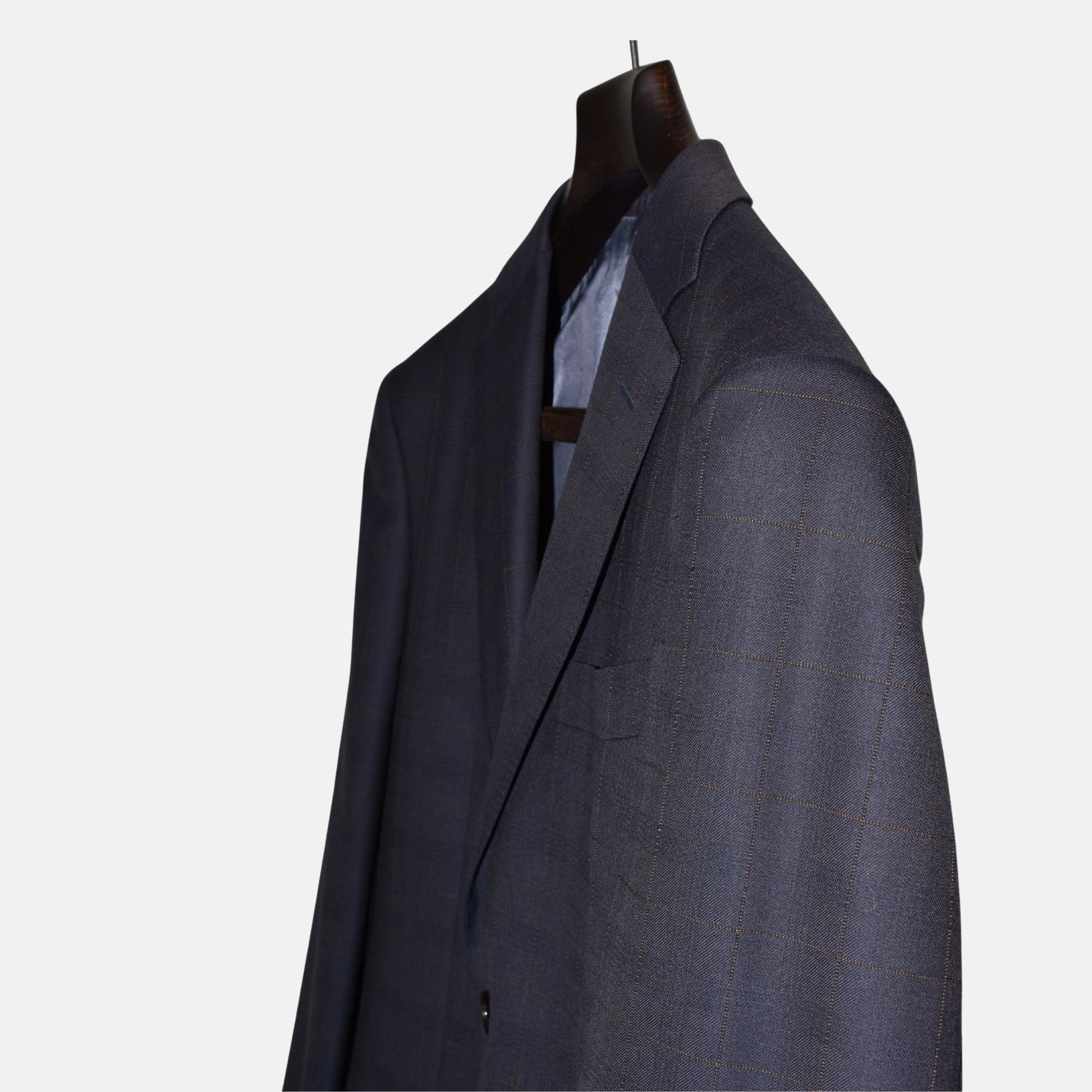 Blue Suit with Overcheck (EU 44)