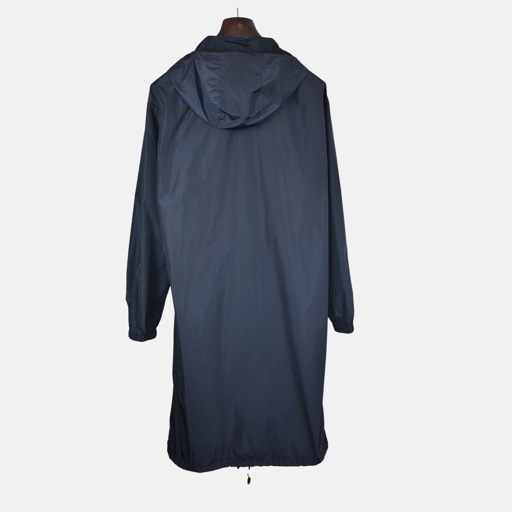 Marineblauer Regenmantel aus Polyester (S)