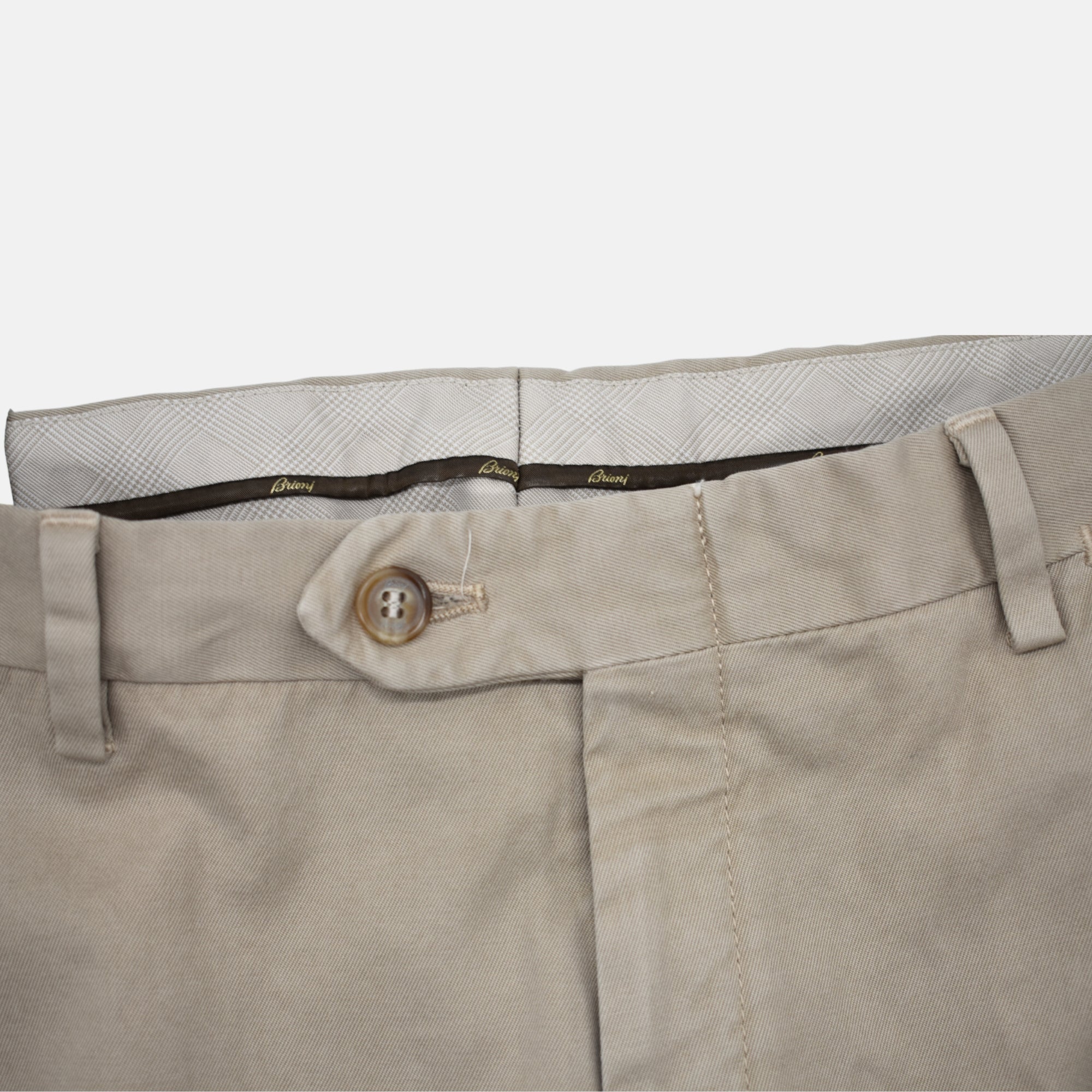 Beige Trousers made of Cotton (EU 48)