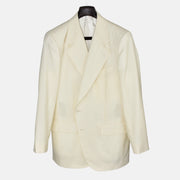 Cream Coloured Blazer made of Linen (EU 56)