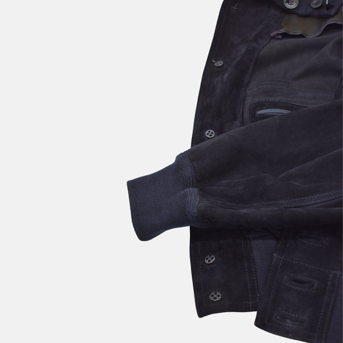 Navy Jacket made of Suede (EU 52)