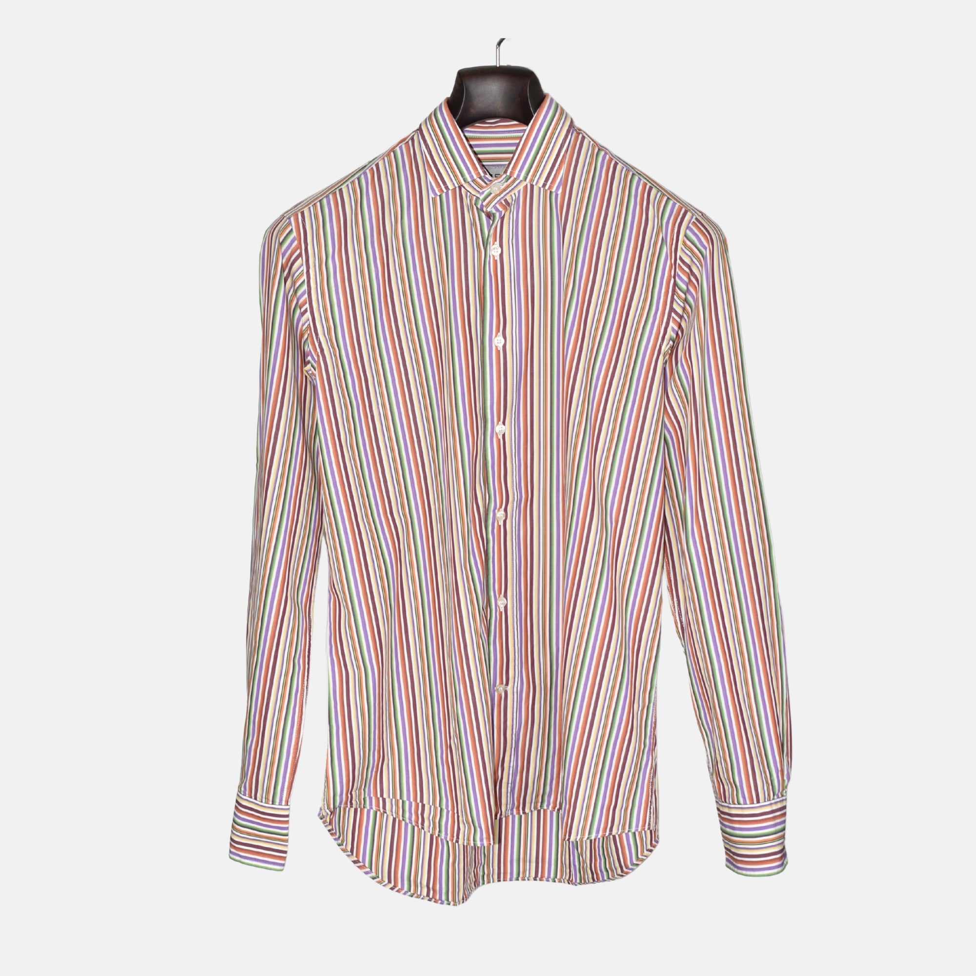 Multicoloured Striped Shirt made of Cotton (EU 39)