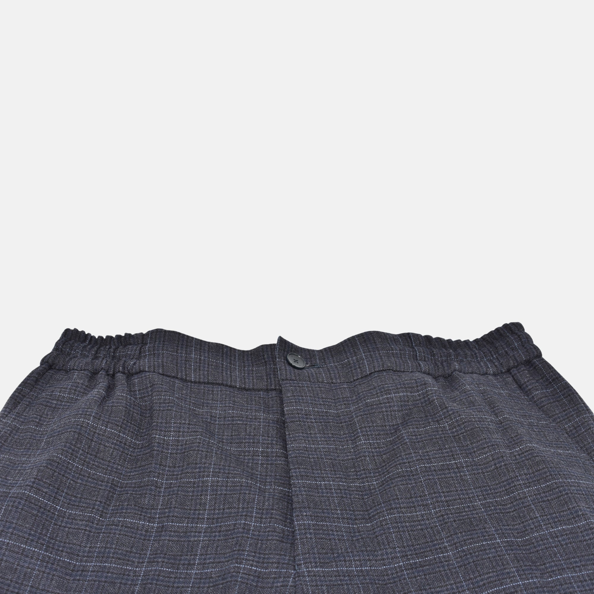 Gray Checkered Jogg Pants made of Wool (EU 46)