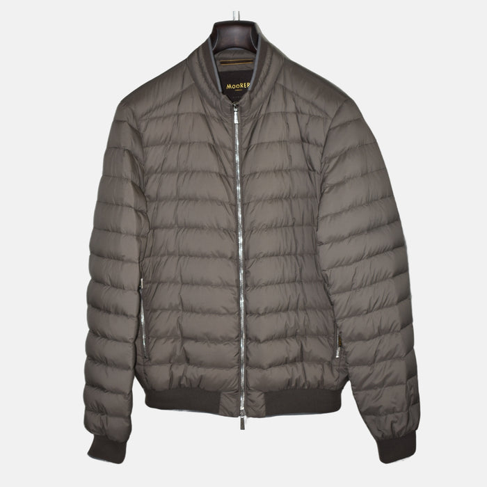 Brown Down Jacket made of Polyamide (EU 52)