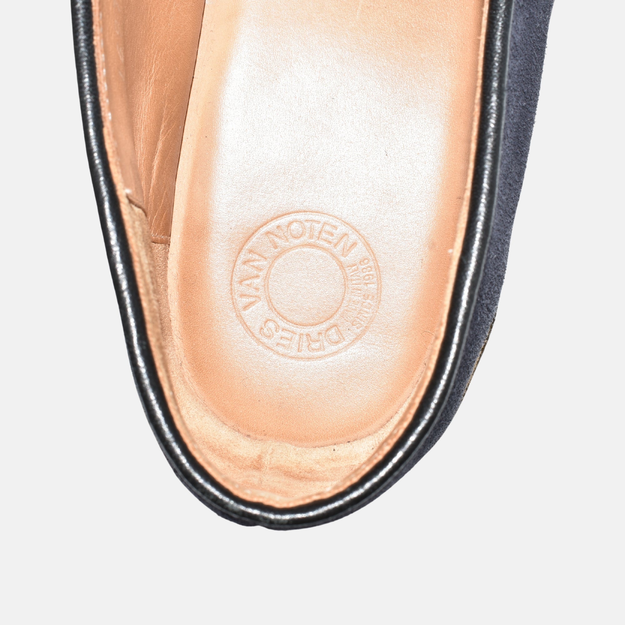 Navy Blue Slippers made of Suede (EU 43)