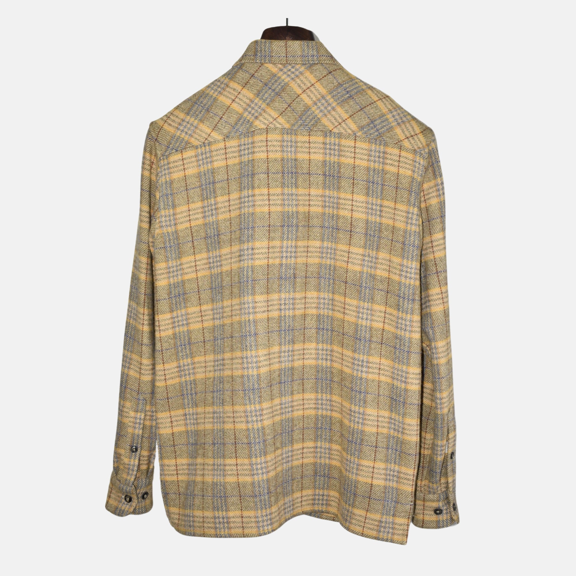 Multicoloured Overshirt made of Virgin Wool (M)
