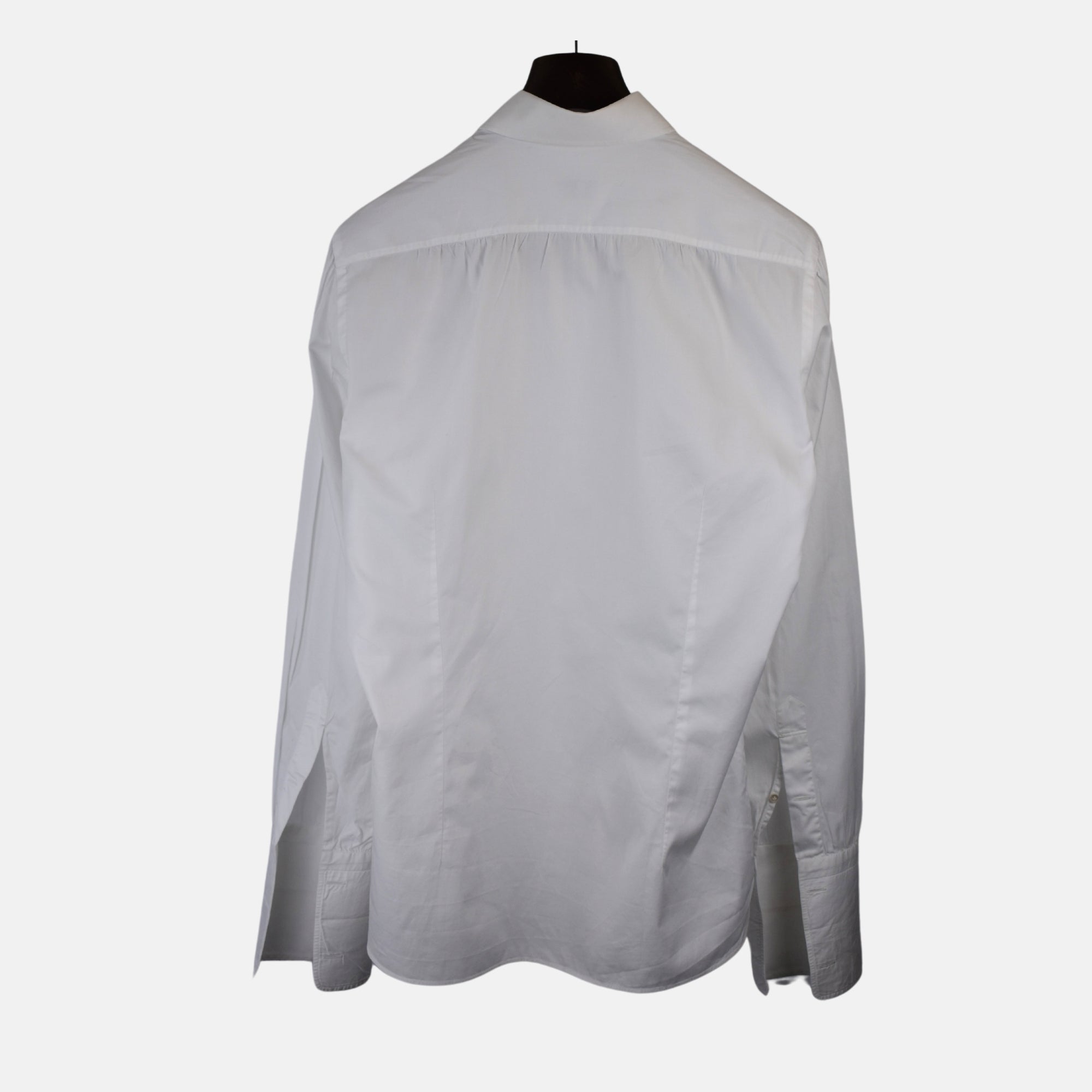 White Cuffed Shirt made of Cotton (EU 42)