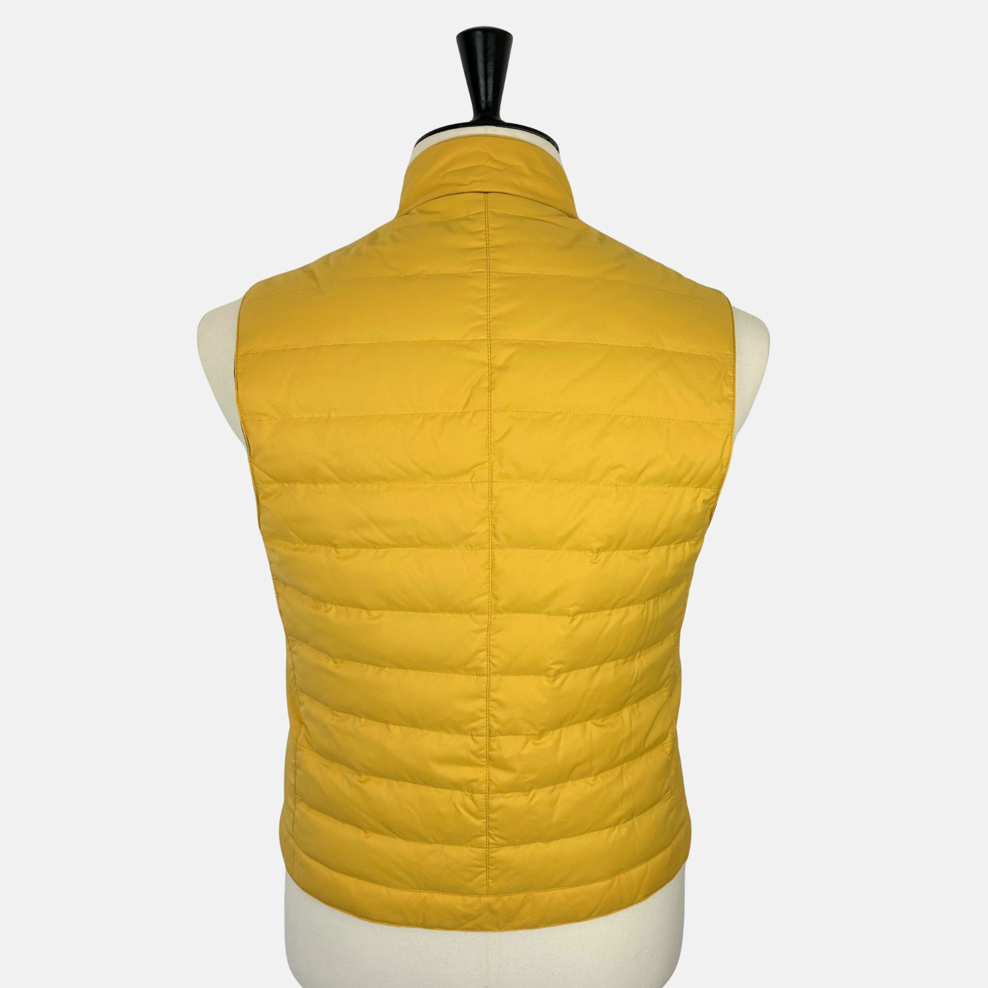 Yellow Down Vest made of Nylon (M)
