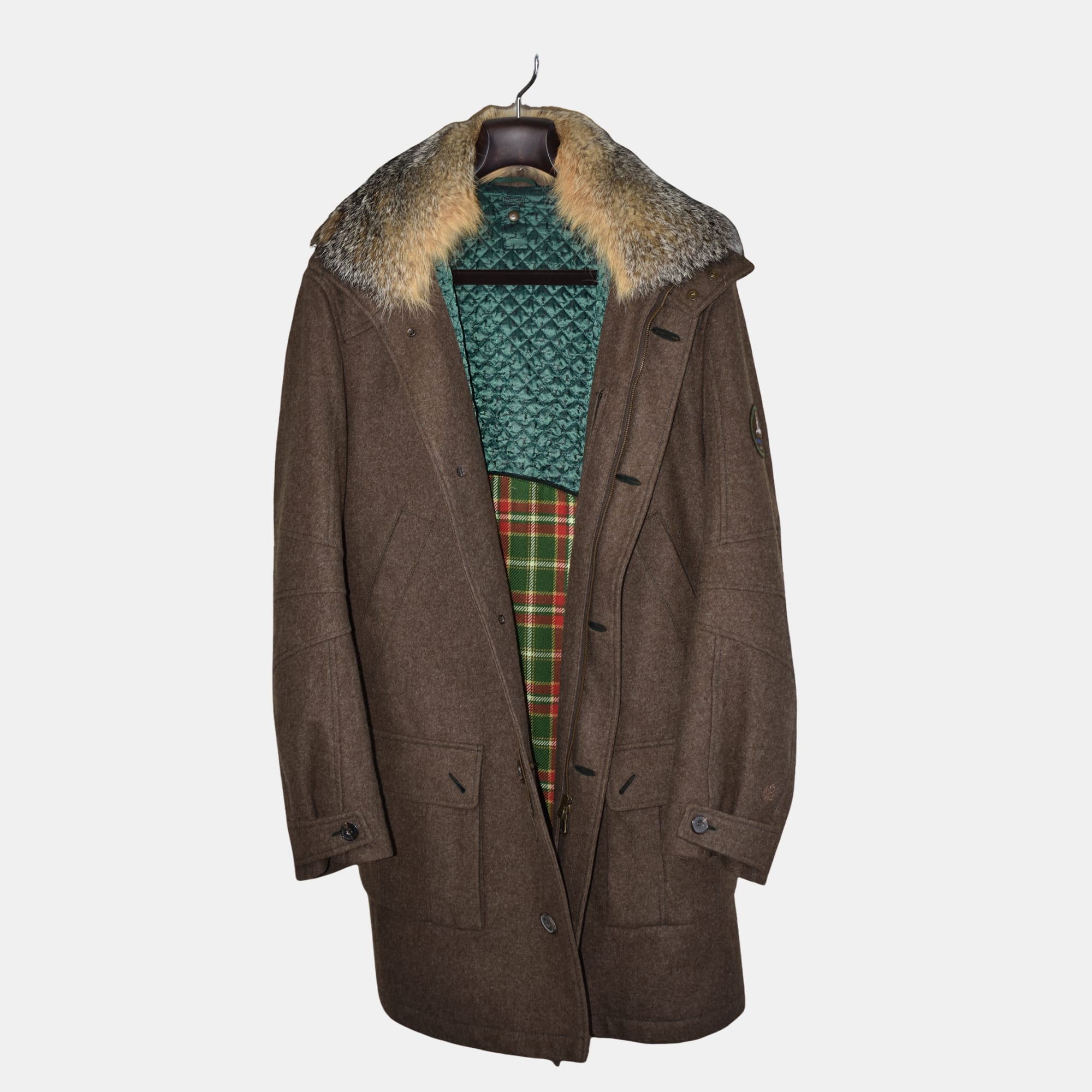 Brown Coat made of Virgin Wool (EU 48)