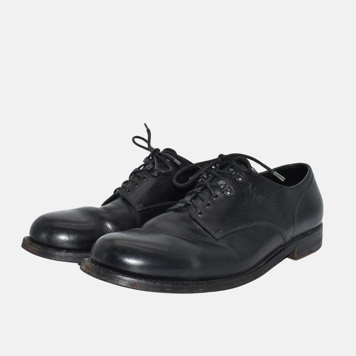 Black Shoes made of Leather (EU 43)