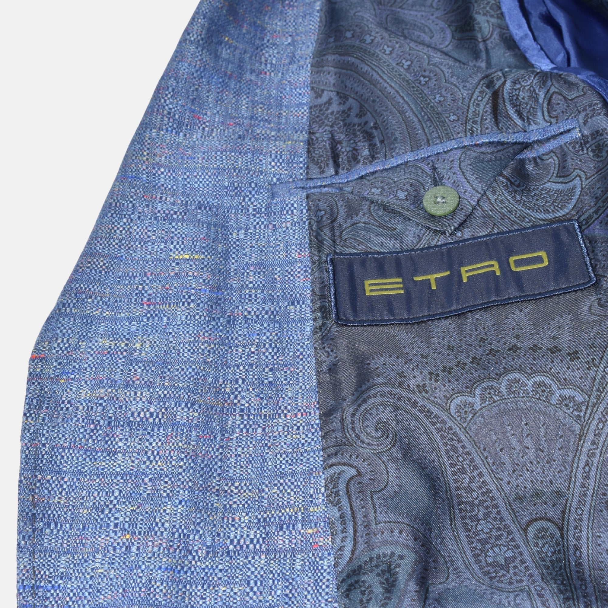 Multicoloured Blazer made of Linen (EU 50)