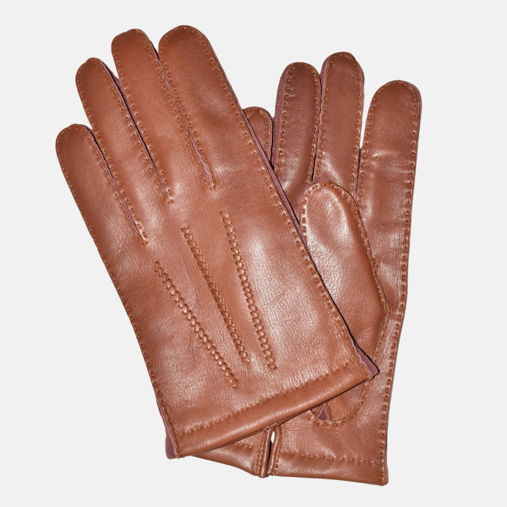 Thomas Riemer Braune Handschuhe — Hirschleder (7.5/8/9)