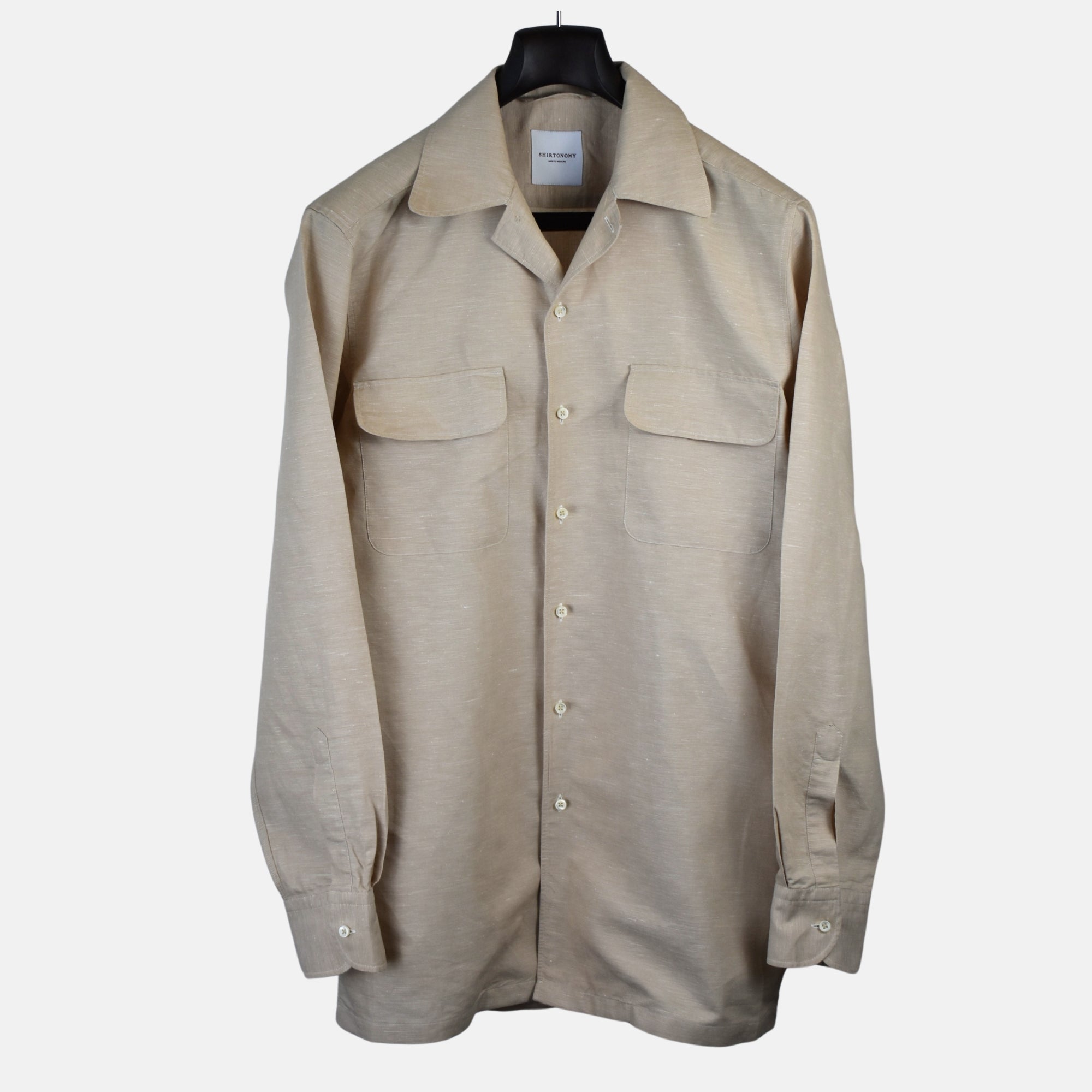 Beige Shirt made of Cotton/Linen (EU 41)