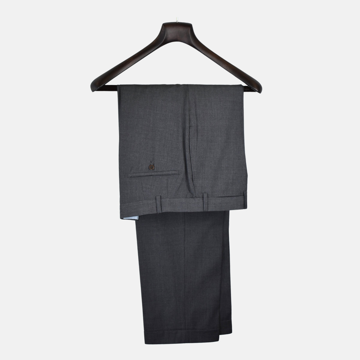 Gray Trousers made of Wool (EU 54)
