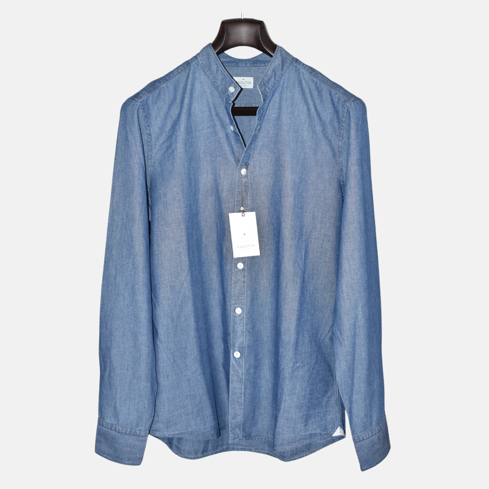 Blue Denim Shirt made of Cotton (EU 40)
