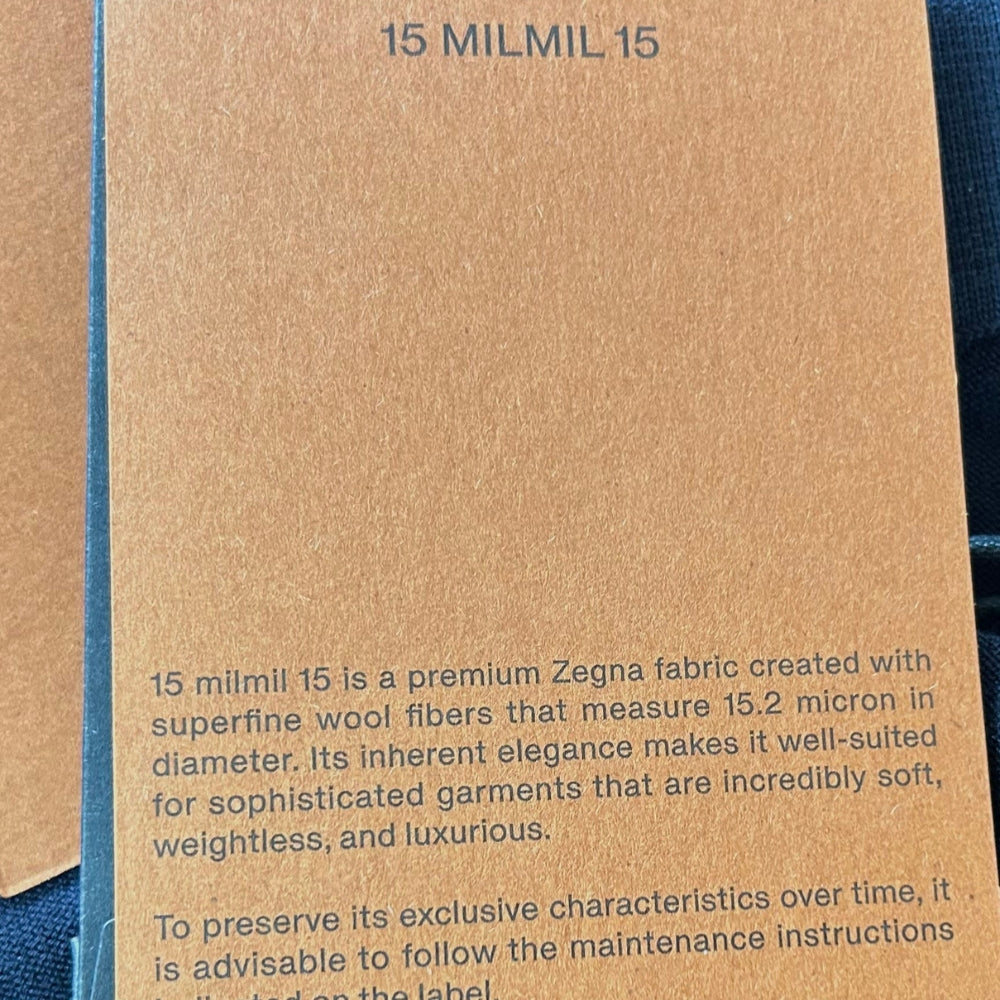 Navy Long-Sleeve Polo Shirt made of Wool (EU 54)