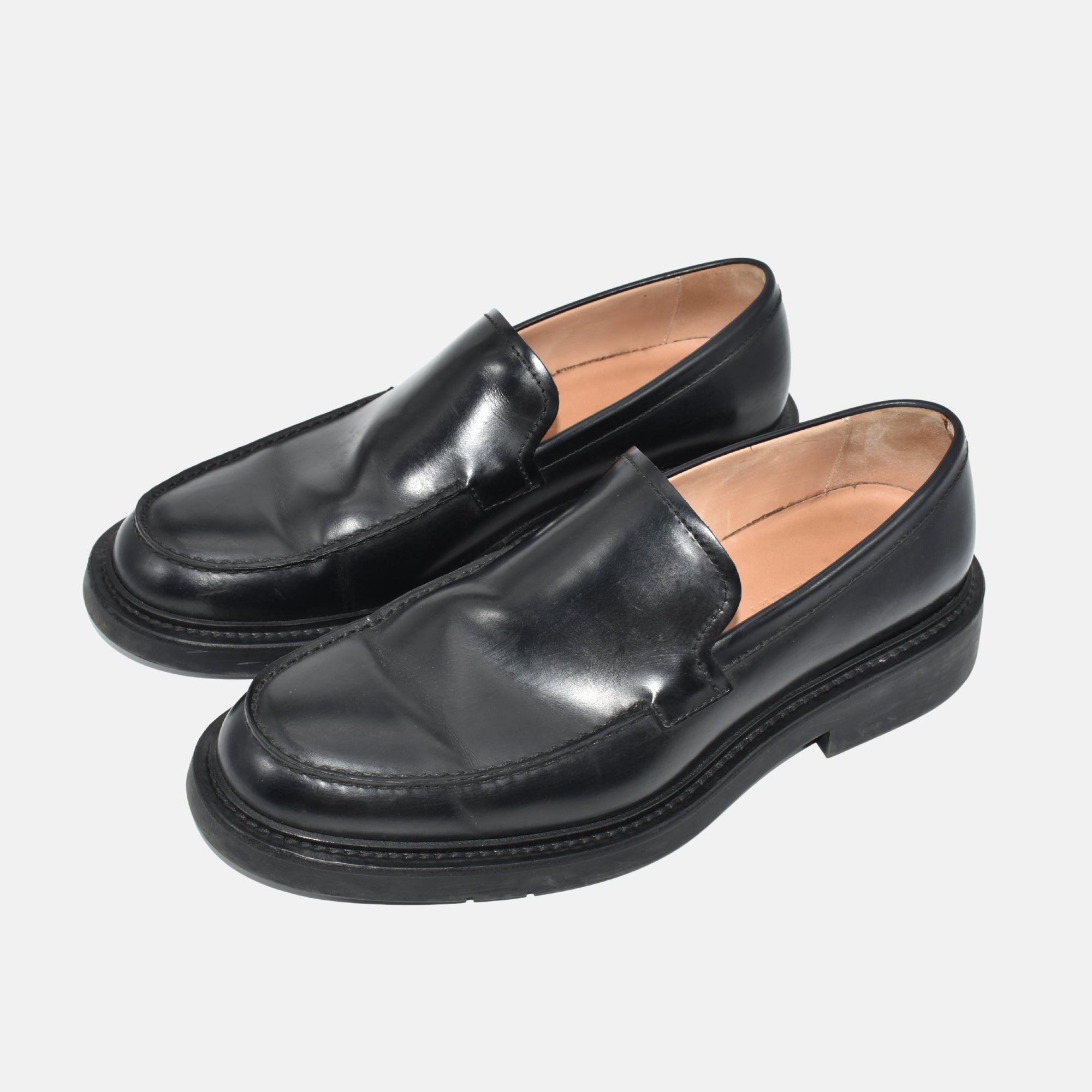 Black Shoes made of Leather (EU 43)