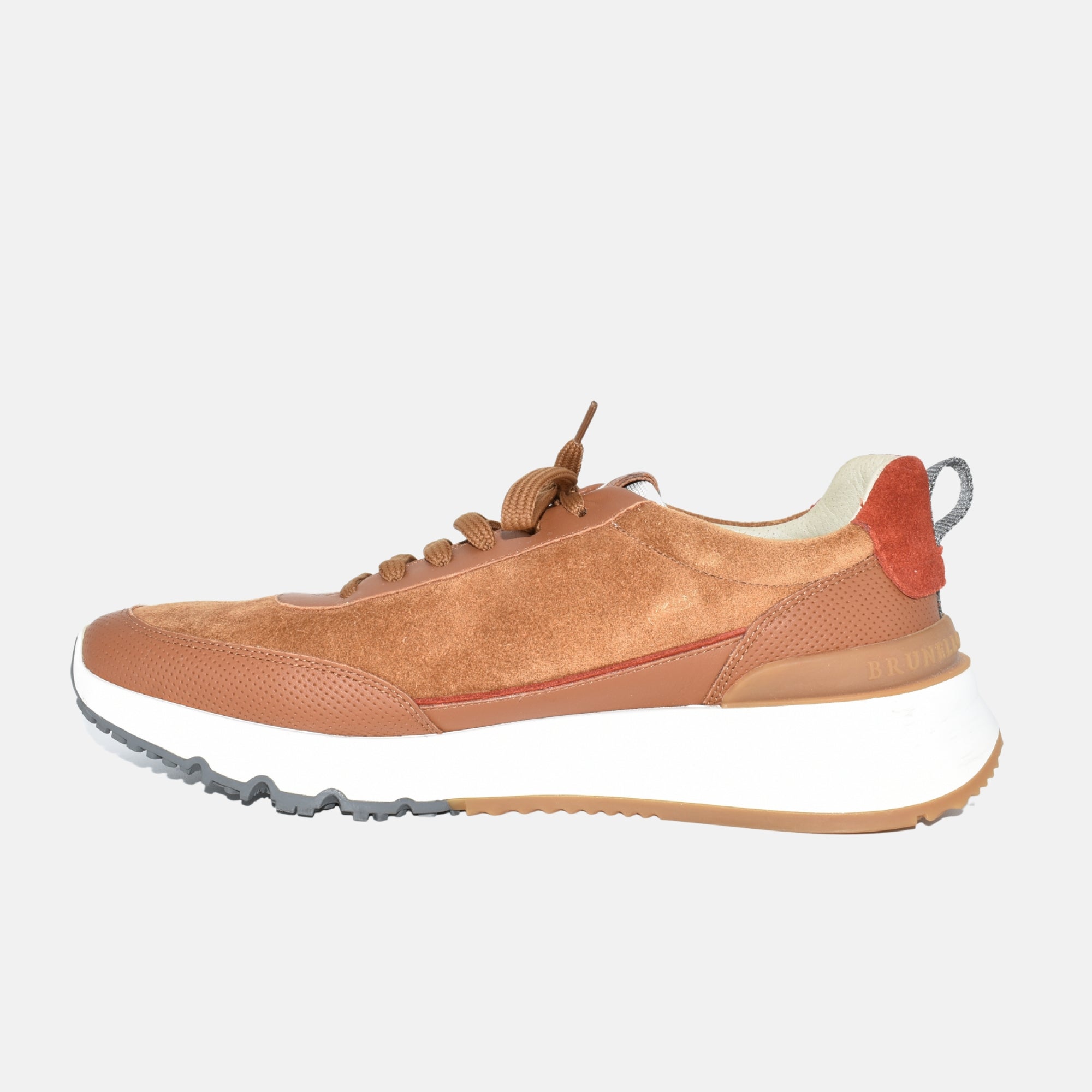 Brown Sneaker made of Suede/Leather (EU 43)