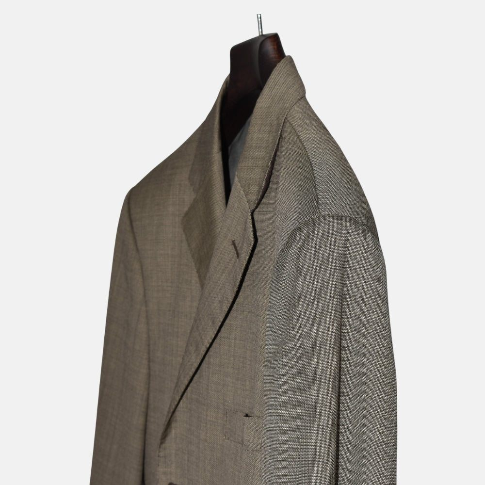 Gray-Beige Suit made of Virgin Wool (EU 50)