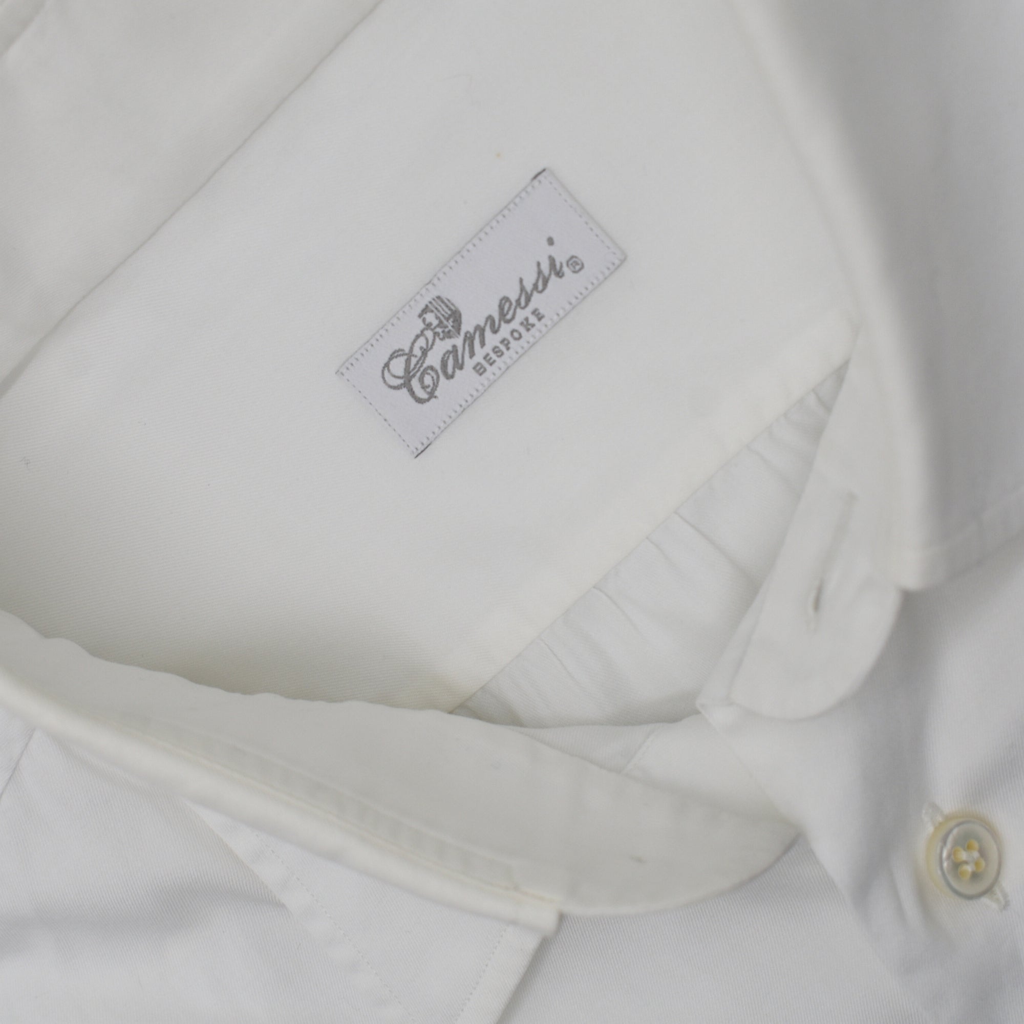 White Cuffed Shirt made of Cotton (EU 42)