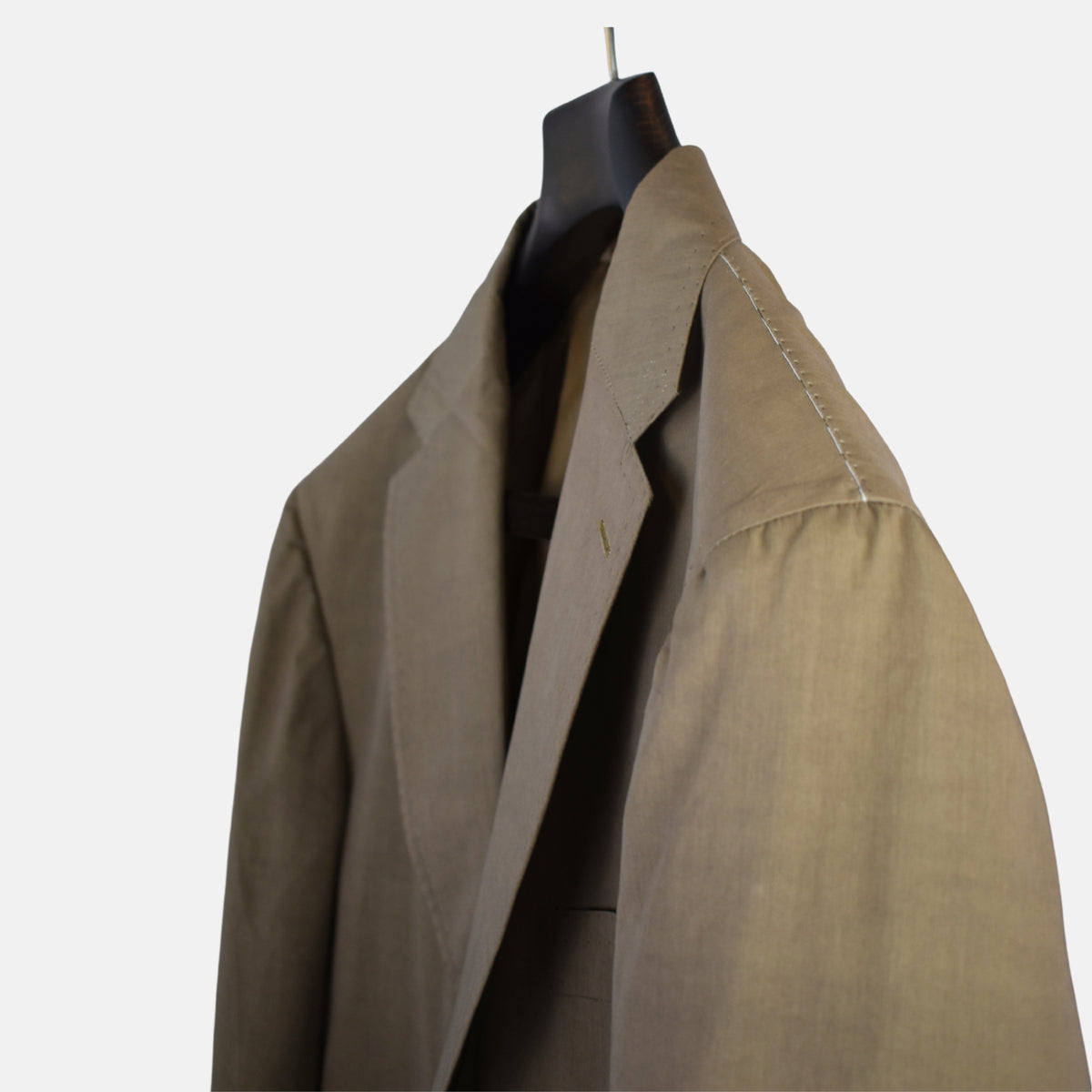 Khaki Suit made of Cotton/Silk (EU 56)